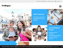 Tablet Screenshot of inlinguanapoli.it